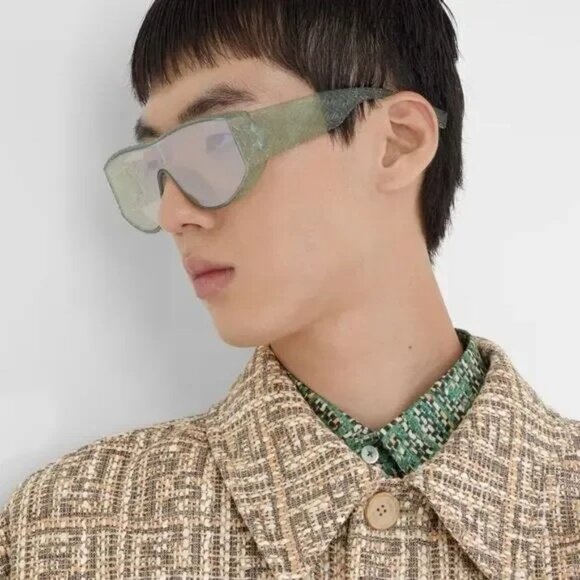 NEW FENDI GREY SUNGLASSES UNISEX EYEWEAR FENDI FE40128I 26C main image 8